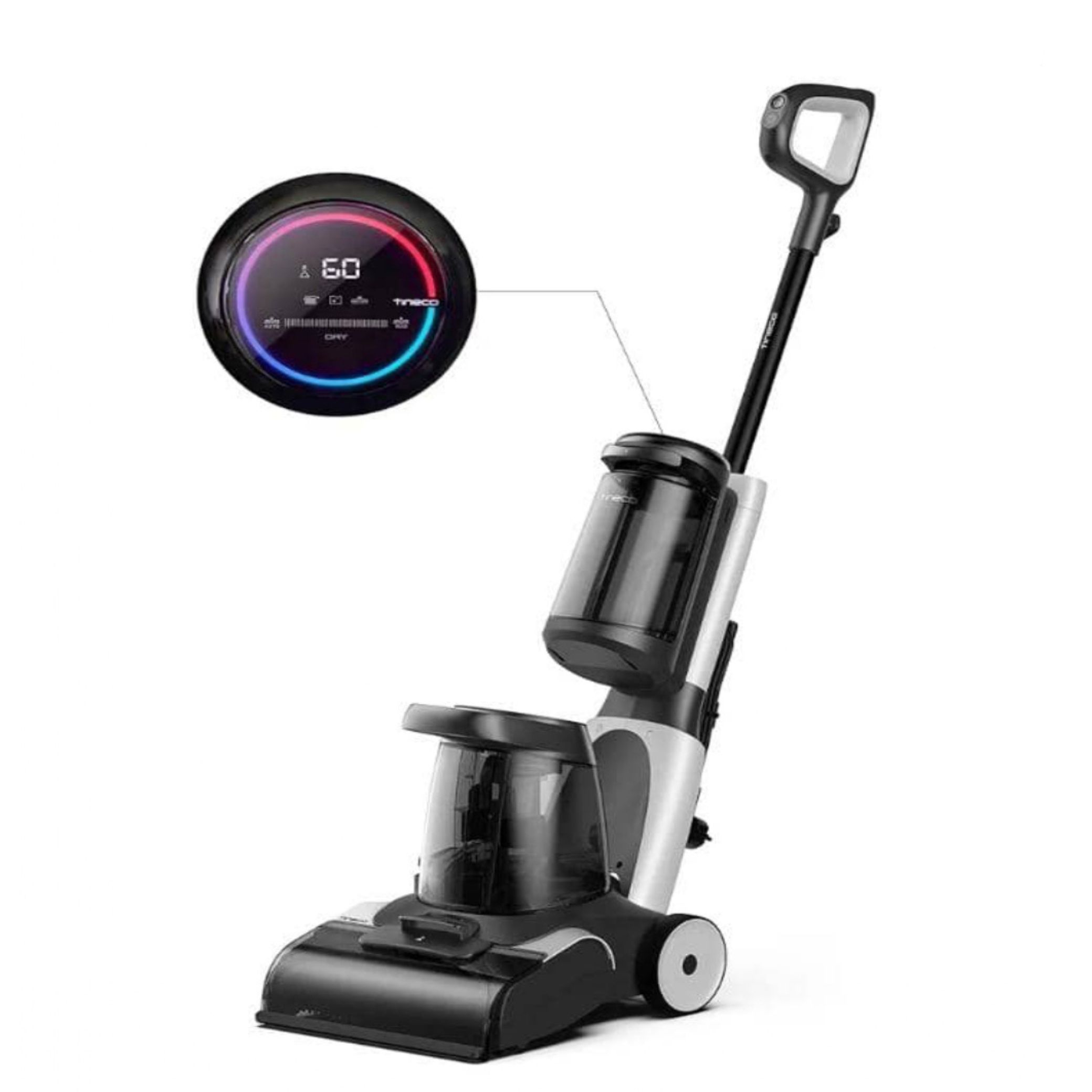 CARPETONESMARTCLEANER_ Dry/Wet Carpet ONE Smart Carpet Cleaner Machine – Lightweight Carpet Shampooer with Heated Wash, App Control & Voice Prompts