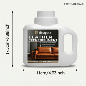 firstgate churchill leather revive wax | 500ml deep care cream | for car seats, sofas & clothing | prevents cracking & aging | whitening cover