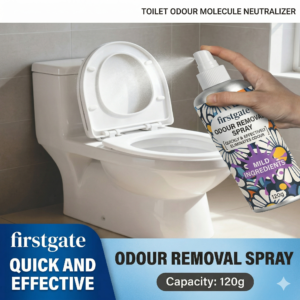 firstgate loorsan toilet odour molecules neutraliser | instant spray for home, office & hotel | fast acting non corrosive formula | 120ml