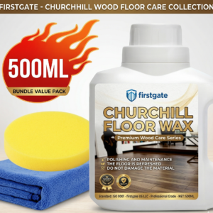 firstgate churchill tiles polish spray | 500ml ceramic tile care cream | marble polishing wax | long lasting shine enhancer | premium floor polish