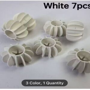7pcs reuseable anti tangle laundry pods