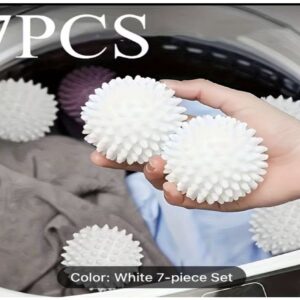 7pcs reuseable magic laundry balls